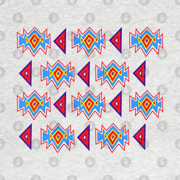 Saved by the Bellding 80s 90s Aztec Pattern by melisssne